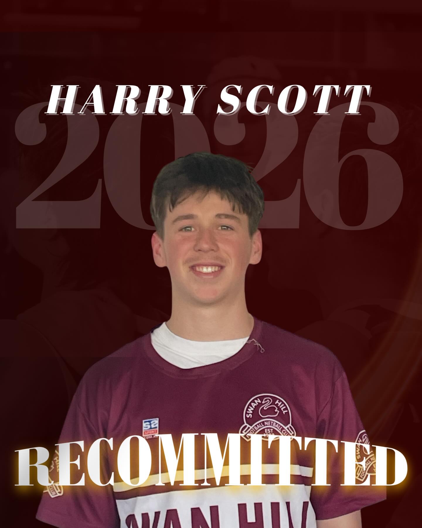 Swan - 🦢 RECOMMITTED 🦢 HARRY SCOTT The SHFNC Football Department is ...