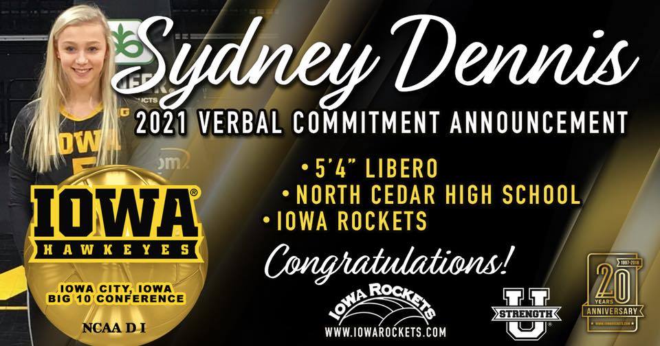 A huge congratulations to 2021... - Iowa Rockets Volleyball