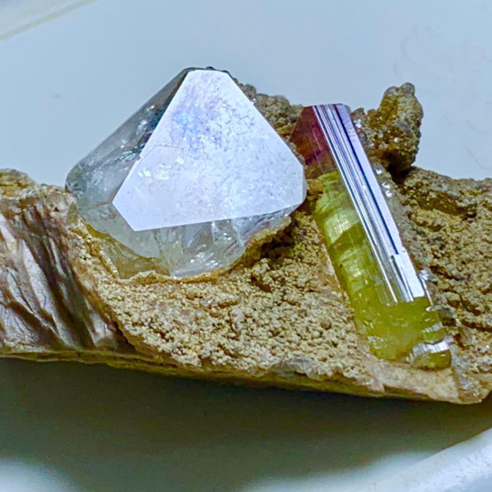 Amazing shapes purple appetite crystals bunches From Afghanistan # ...
