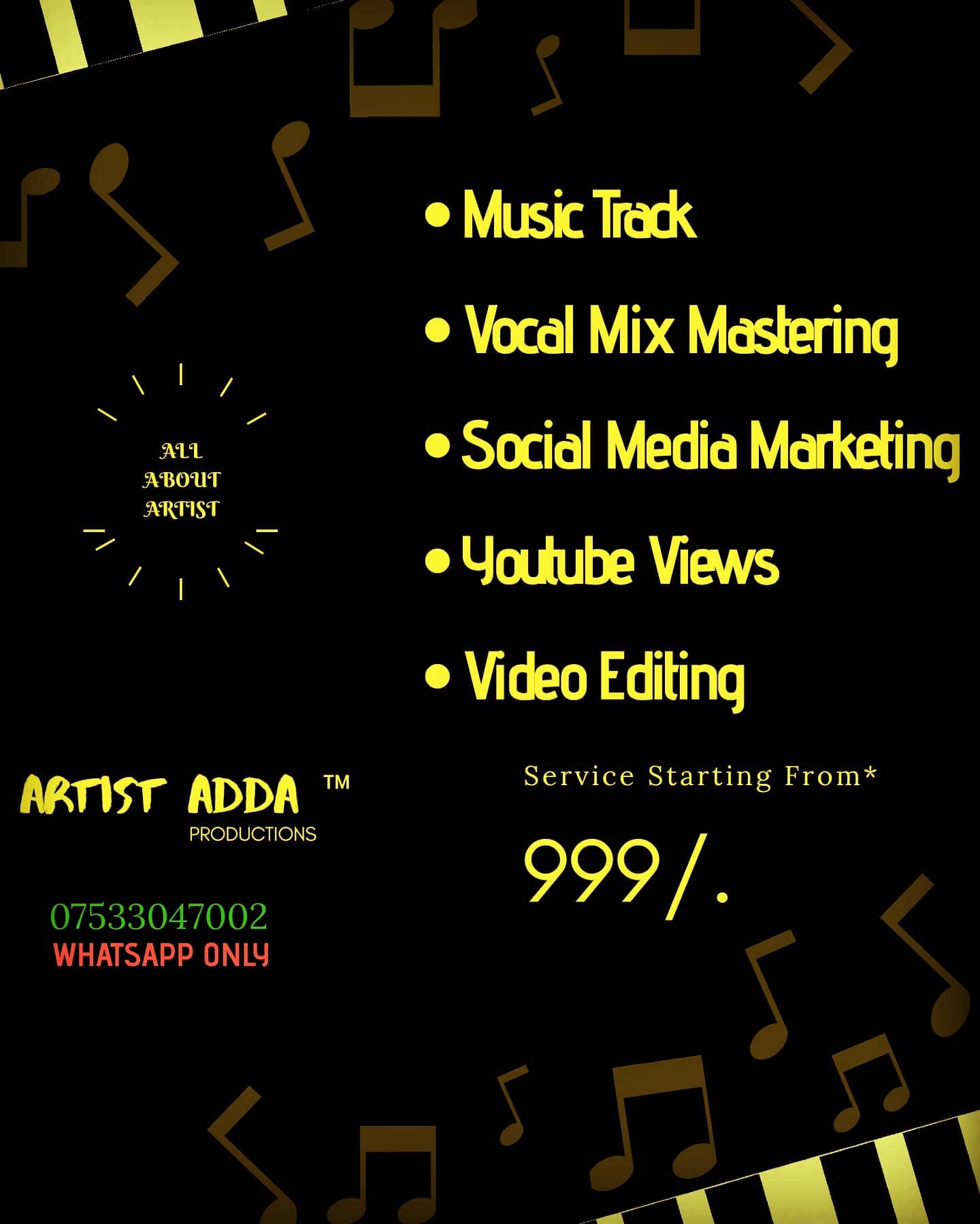 The artist adda - *Make your project professional* with