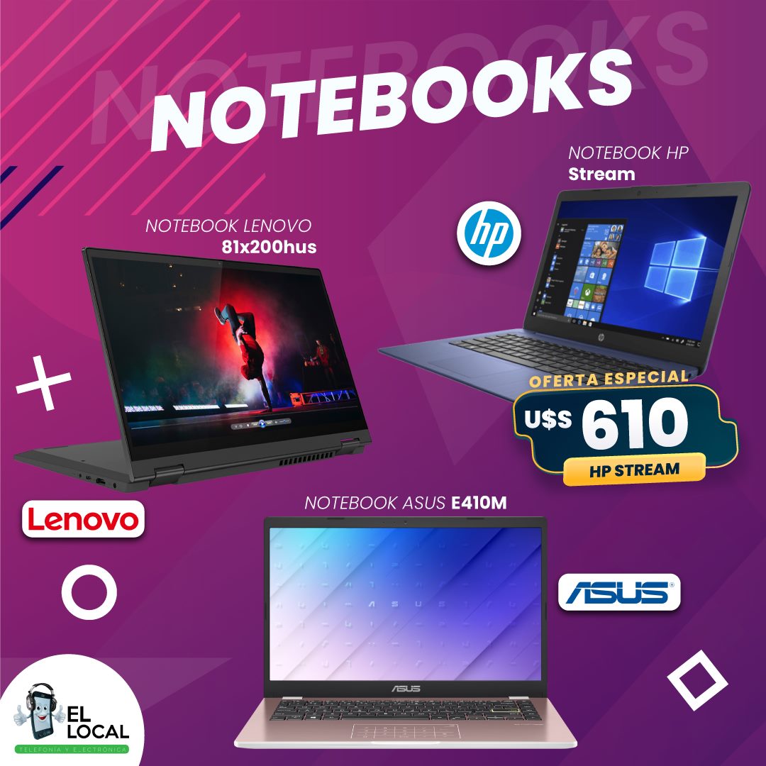 El Local - Gran variedad de Notebooks 🙌 ¡Las mejores...
