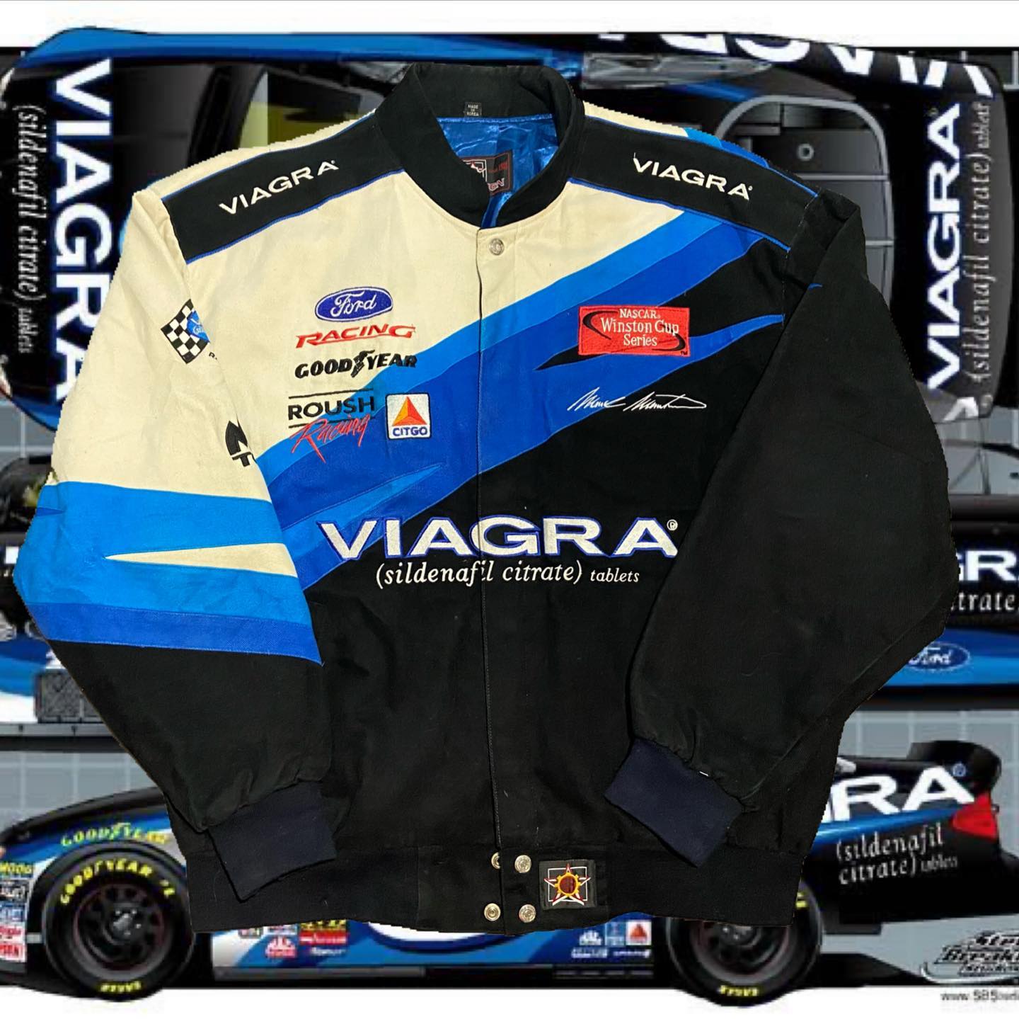 Viagra Nascar Jacket Size: XL... - Abelli vintage and designs ...