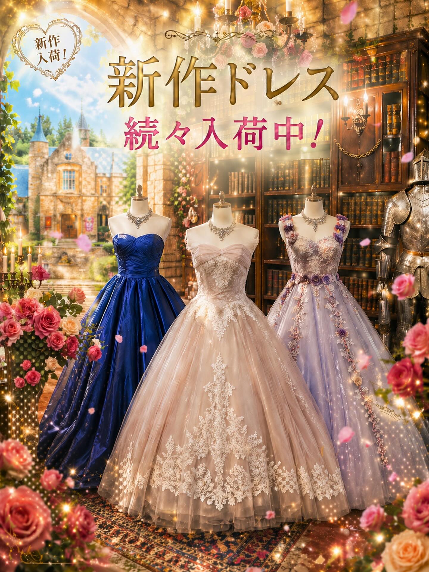 ロック ハート 城 ドレス 一覧