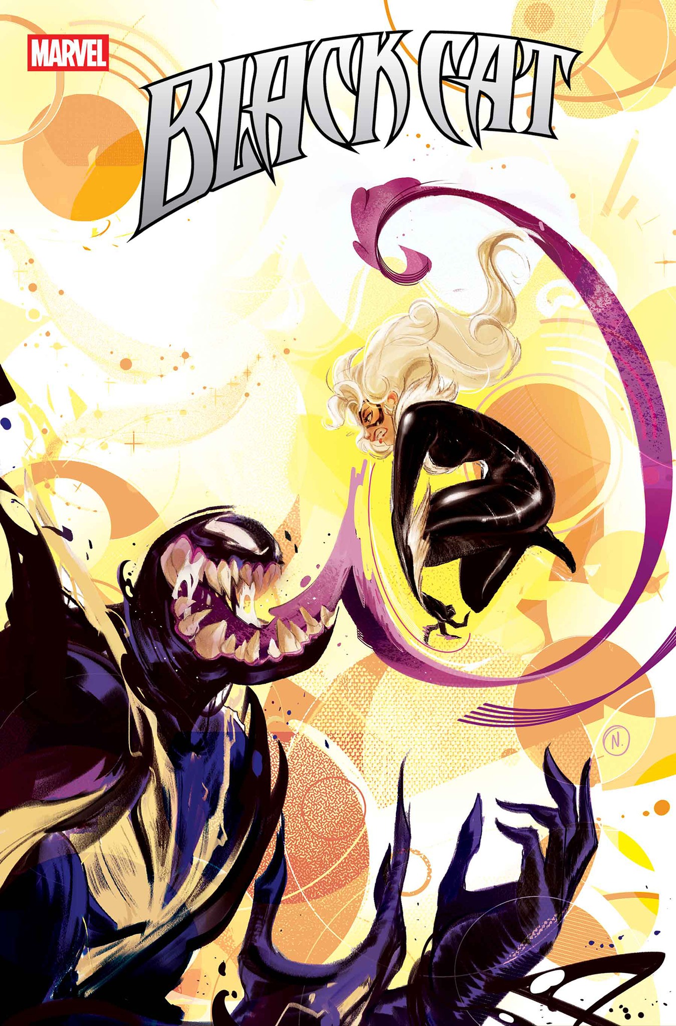 CAT GOT YOUR TONGUE, VENOM?! BLACK CAT #8 What was supposed to be