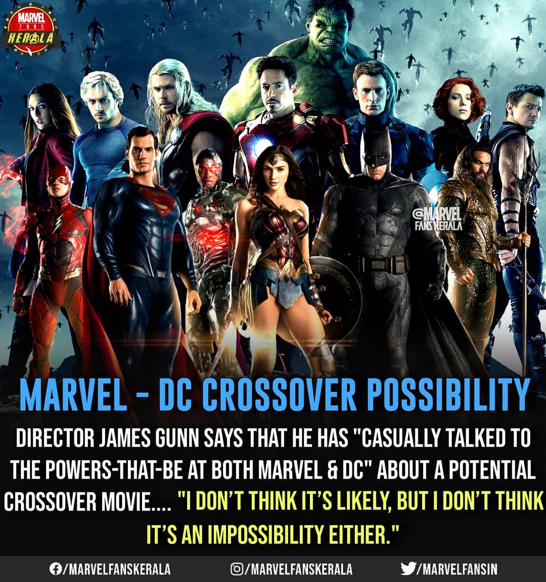 Director James Gunn about Marvel - DC... - Marvel Fans India | Facebook