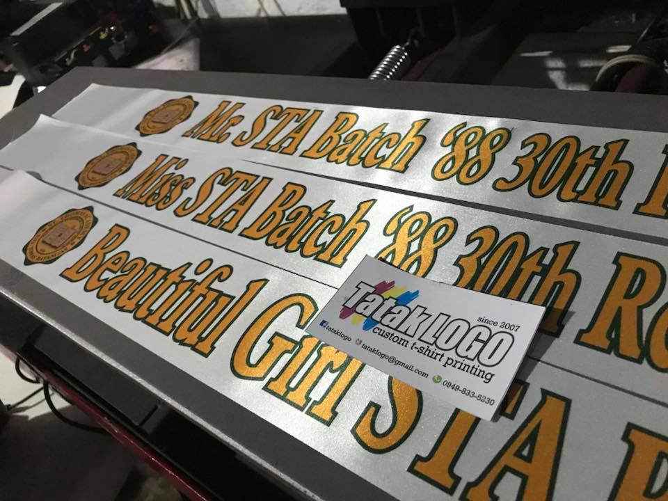 Batch '88 Sash St. Thomas... - TATAK LOGO T-Shirt Printing | Facebook