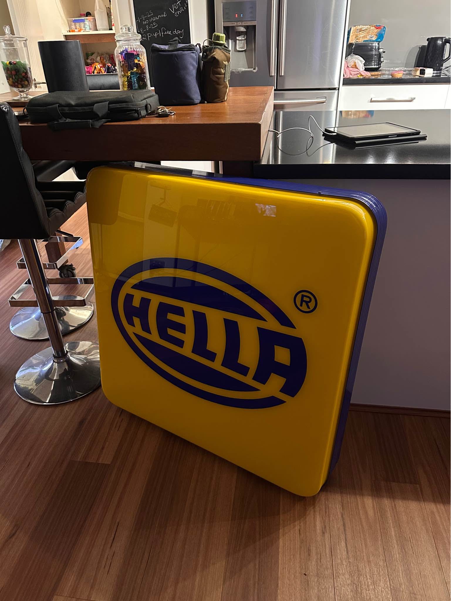 HELLA Light Up Sign - Plaques & Signs - Perth, Western Australia ...