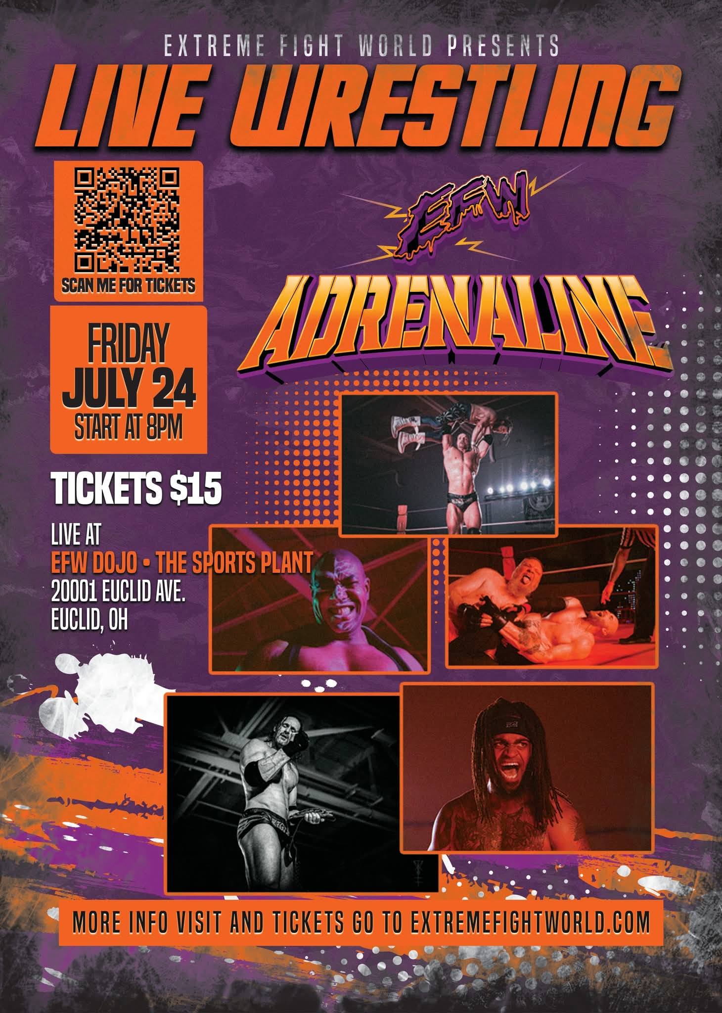 Extreme Fight World presents Adrenaline live wrestling event