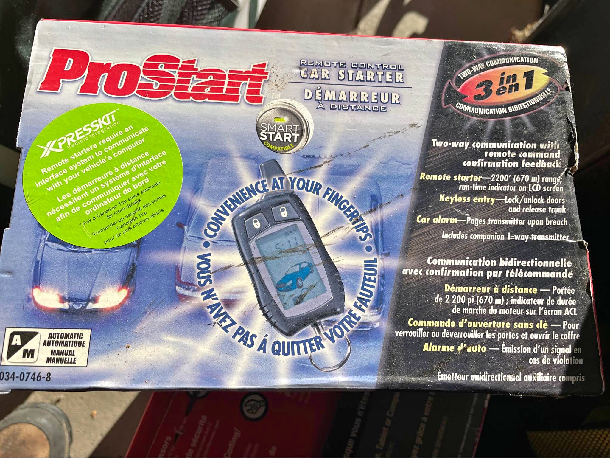 ProStart Remote Control Car Starter 3in1 - Cars & Trucks - Grimsby ...