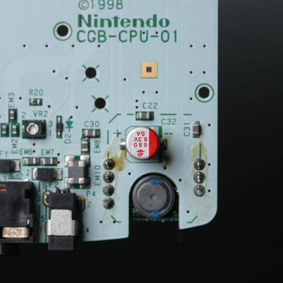 10 Condensatori Elettrolitici SMD 100uF 4V Per Riparazione Game Boy Advance SP - Argento - Foto 3