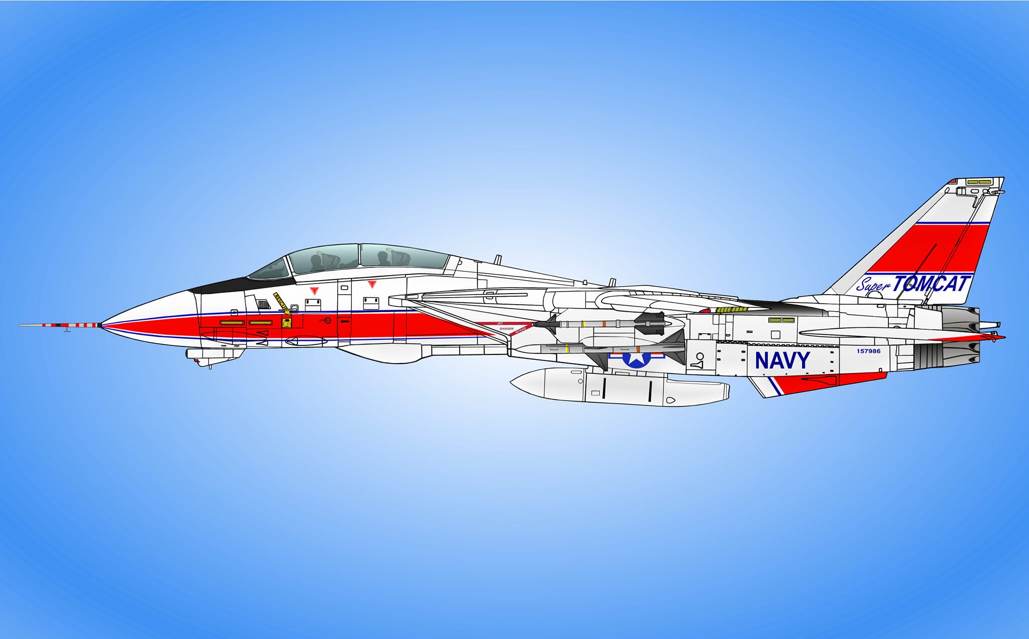 F-14 from 124 (VF-124) The Gunfighters World Military Machines