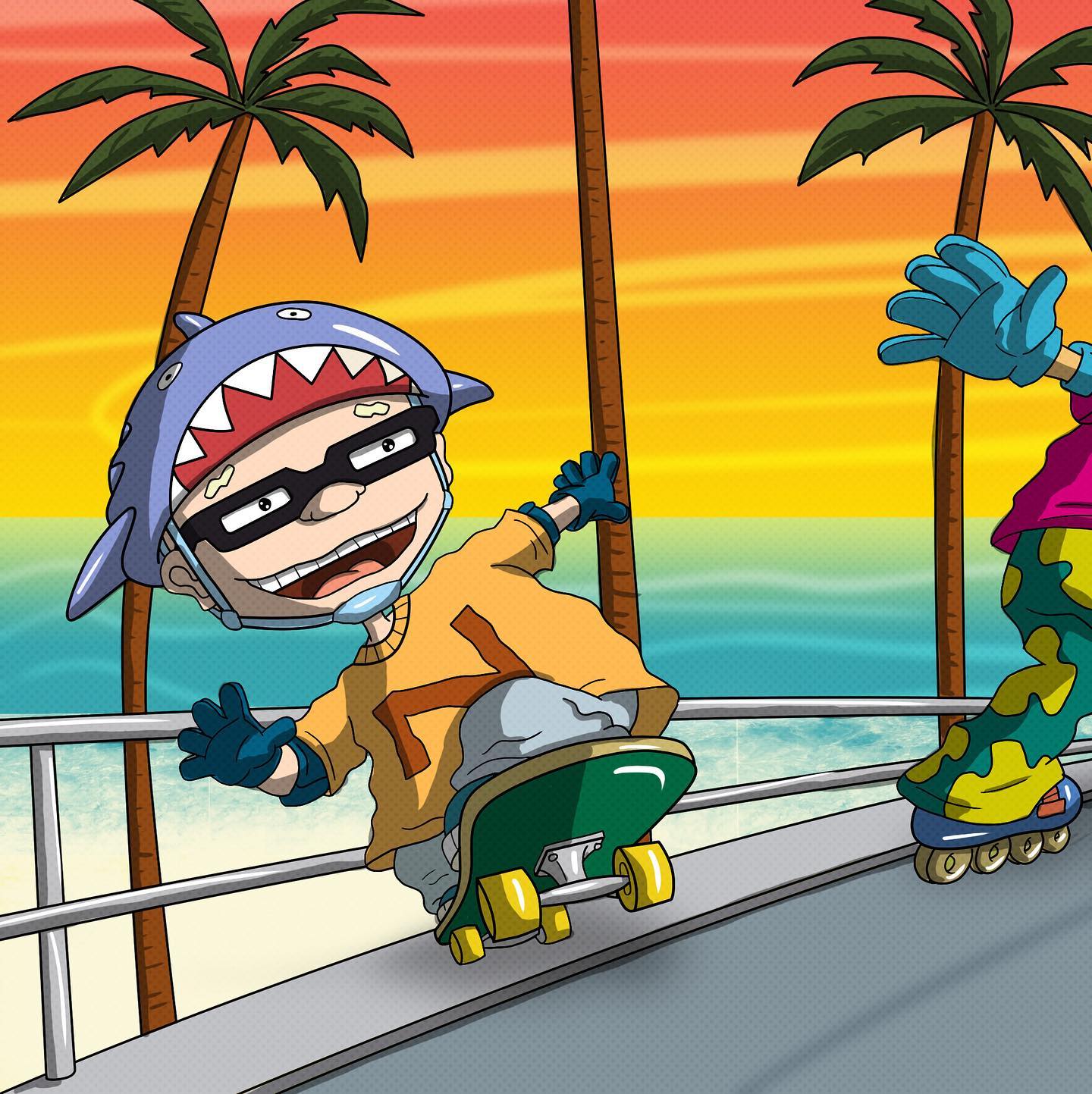 BraePrint - Squid 🛹 #rocketpower #fanart #nickelodeon... | Facebook