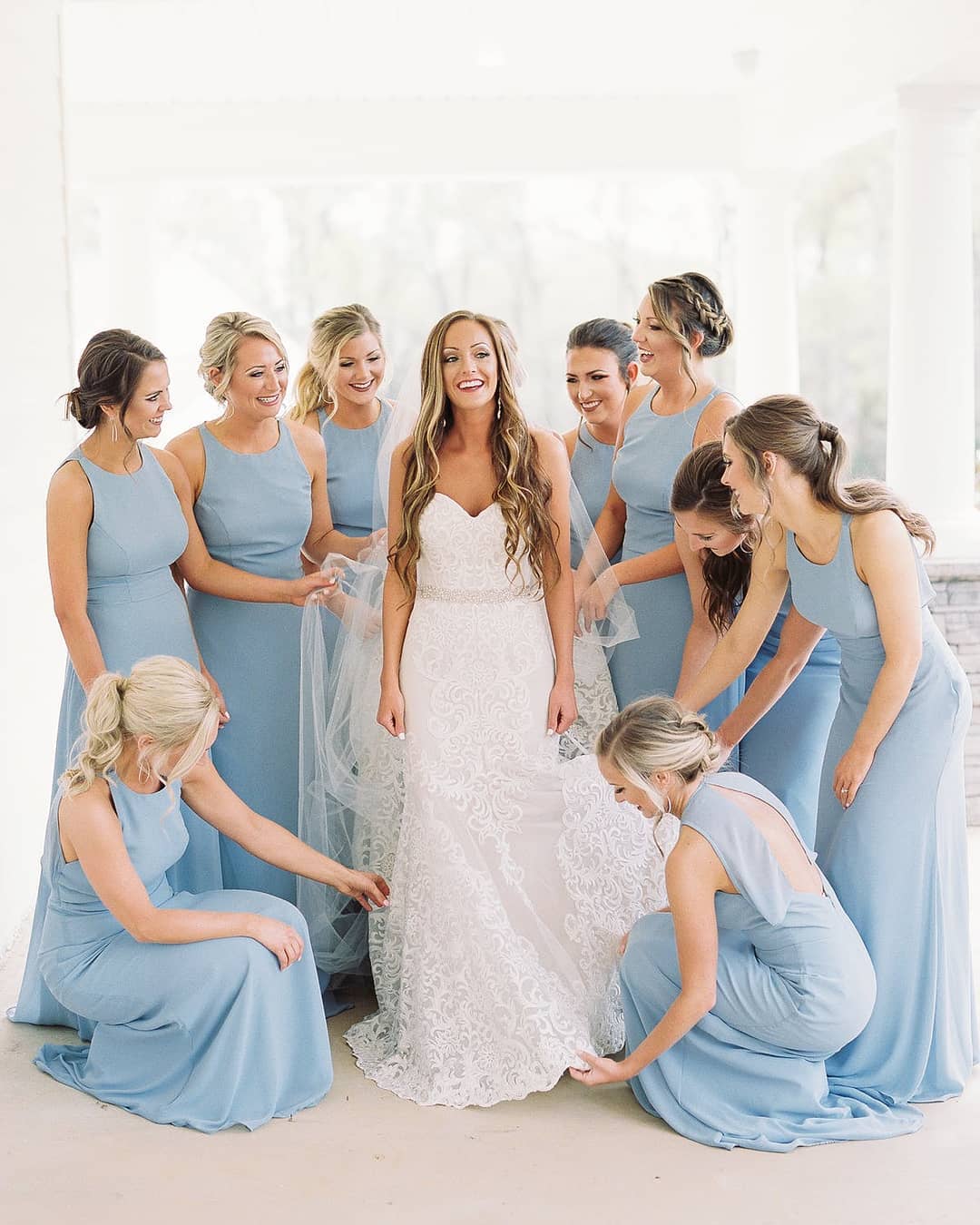 wedding dresses with crystals beading Gorgeous design purple crystal beaded princess fluffy floor-length wed   PreppyDress