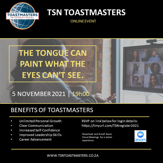 The Social Network Toastmasters | Johannesburg