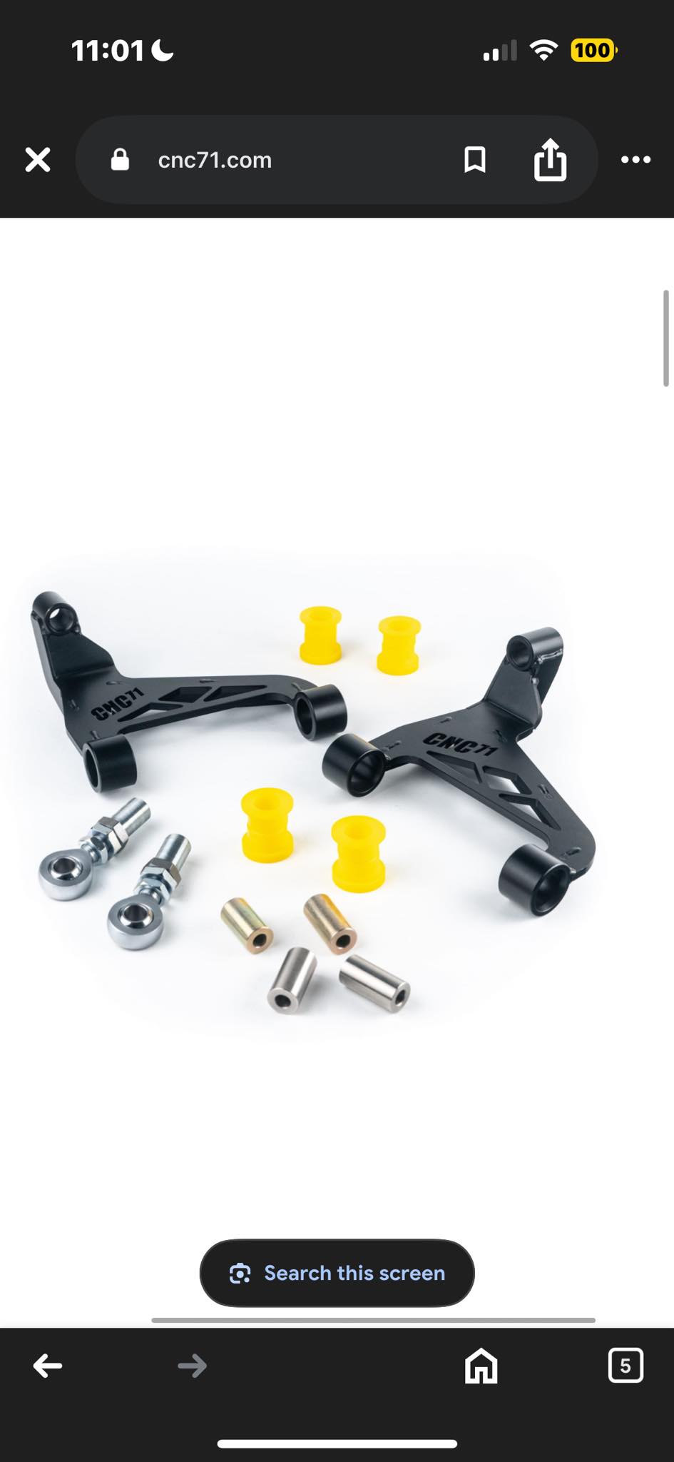 Control Arm For 2003-11 Honda Element Rear Driver Passenger Side Upper
