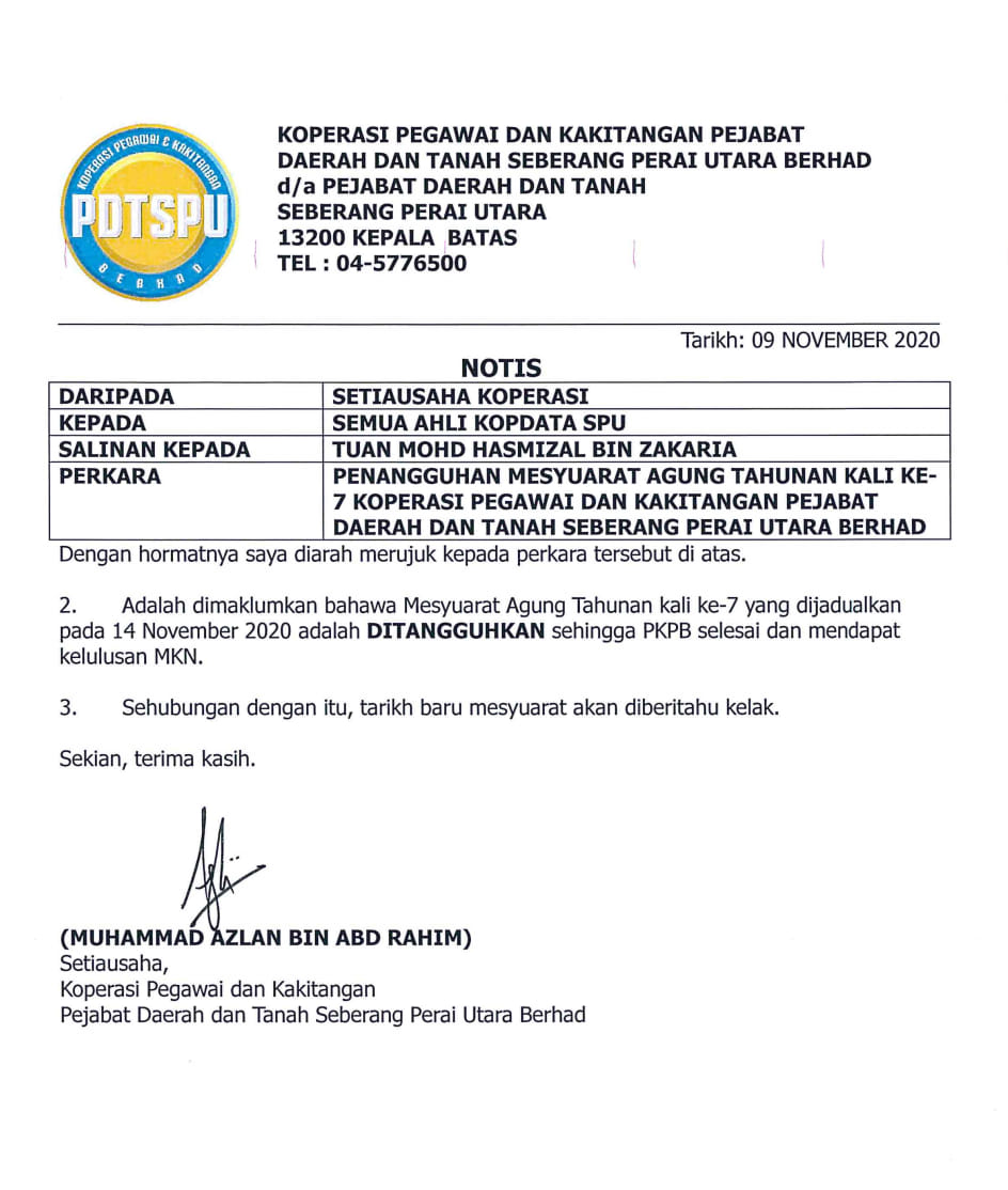 Koperasi Pegawai Kakitangan Pdtspu Berhad Home Facebook