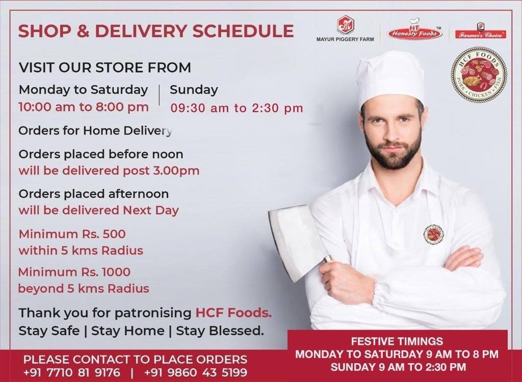 HCF FOODS - Now our store open for extra time in festive...