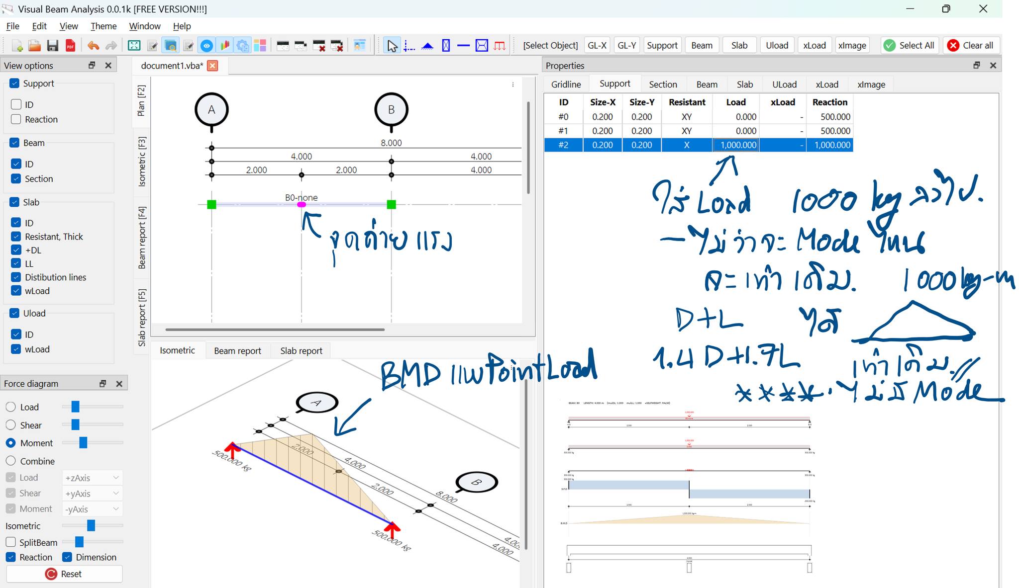 การประยุกต์ใช้คอมพิวเตอร์ในงานวิศวกรรมโครงสร้าง - ในโปรแกรม Visual Beam ...
