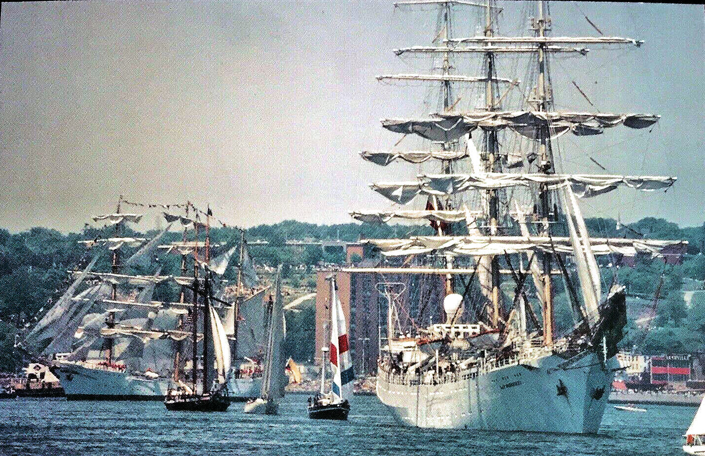 Tall Ships in Halifax Harbour, June 1984