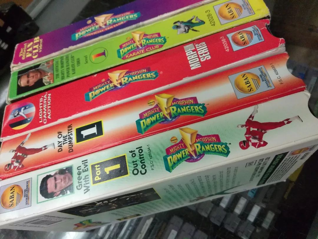 Scratch N' Spin - Power rangers vhs now at scratch n spin