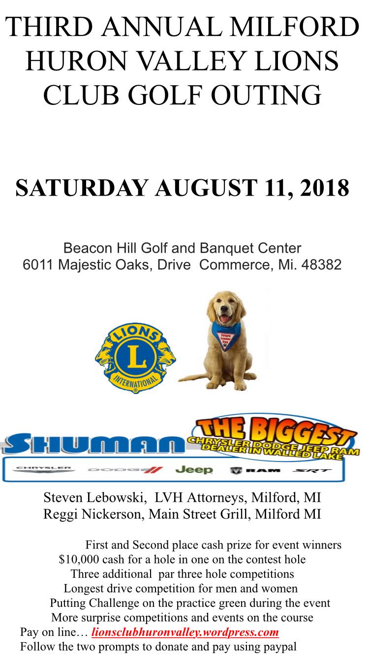 Lions Club International Milford Huron Valley Home
