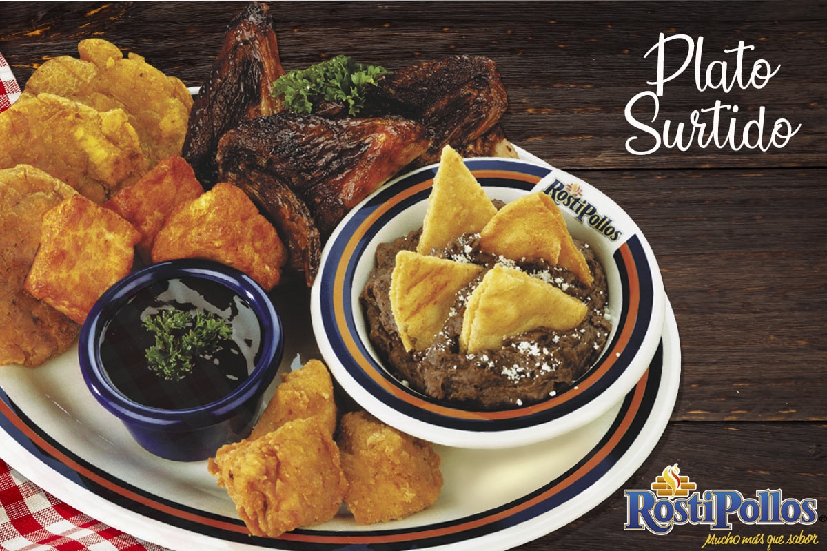 El plato surtido es el preferido... - Rostipollos Nicaragua