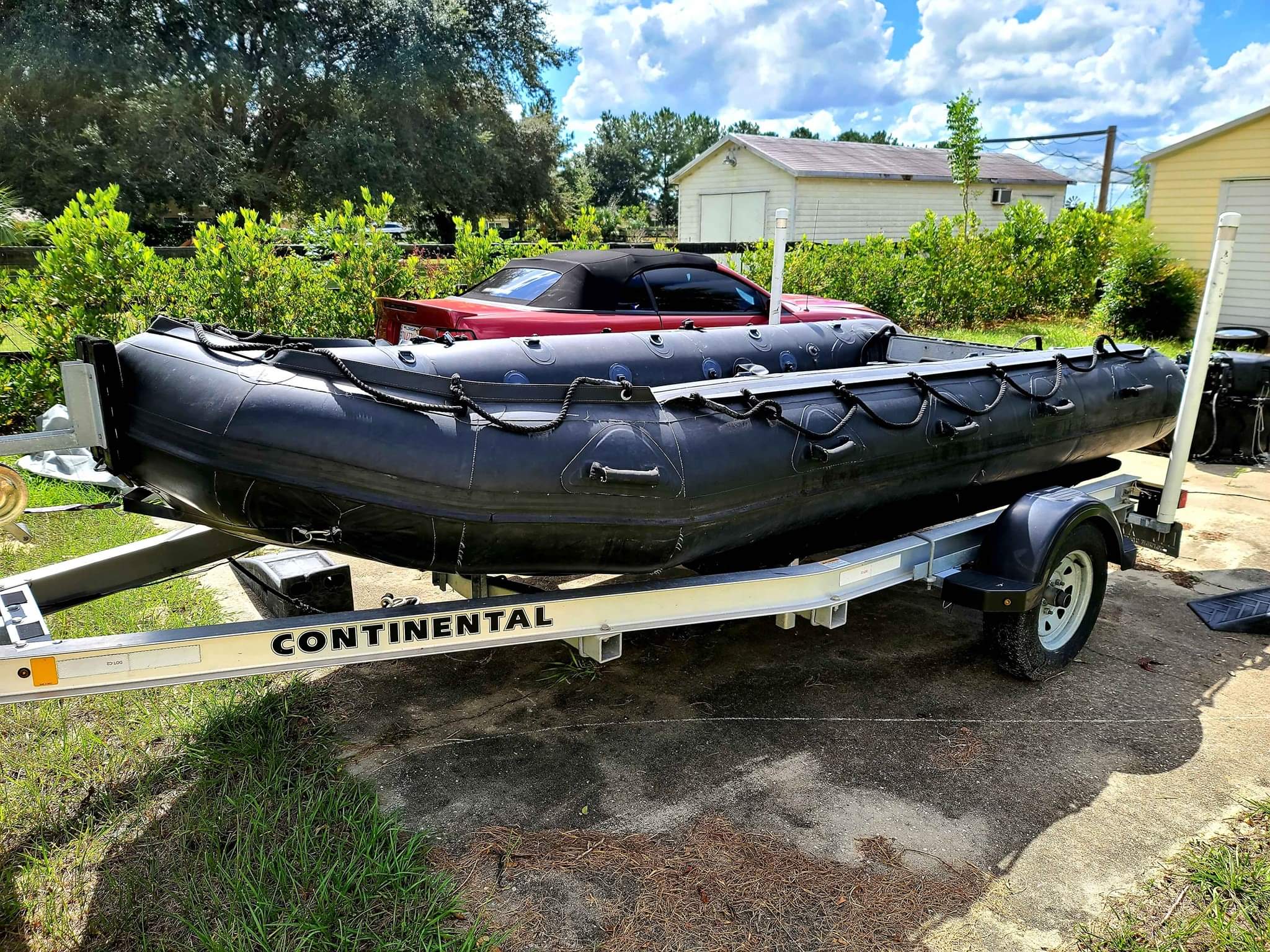 Zodiac FC470 Military Inflatable Boat With Hard AND Roll Up Deck ...