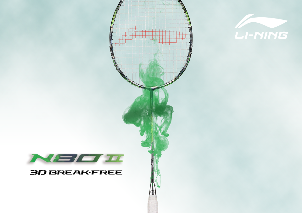 Li-Ning - Cây vợt N80II nằm trong BST vợt cầu lông Lining công