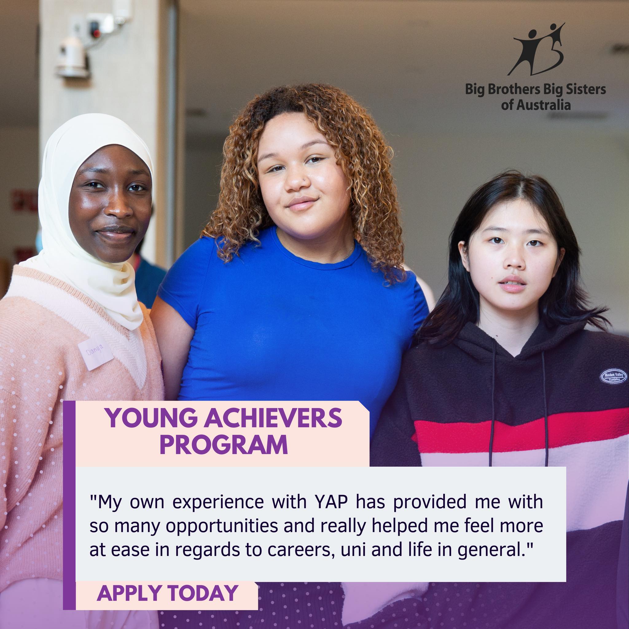 Big Brothers Big Sisters Australia - Young Achievers Program ...
