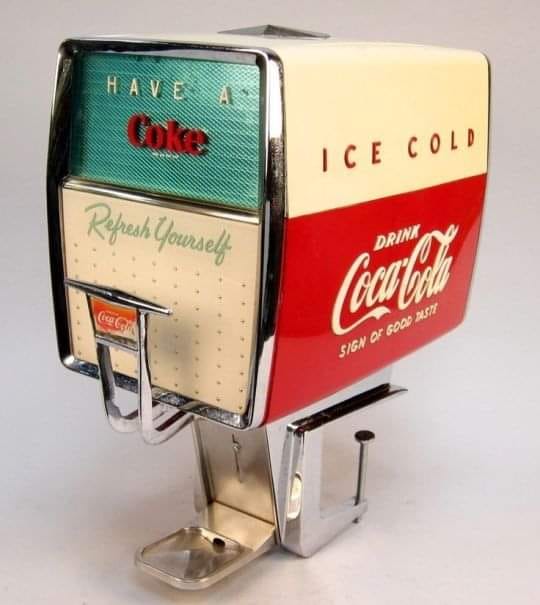 1950s Coca-Cola Soda Fountain. Off internet. No further