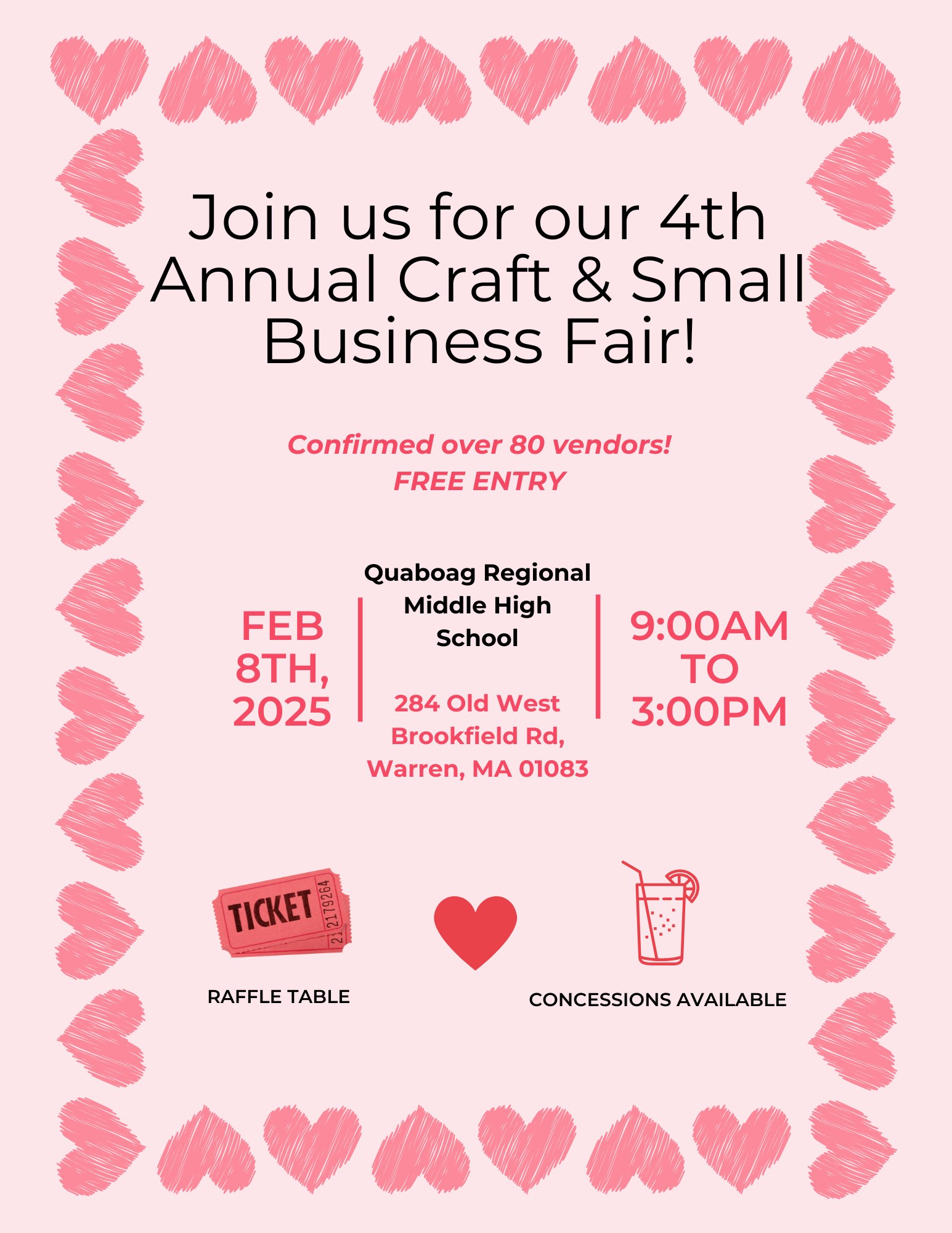 Annual QRMHS Craft & Small Business Fair