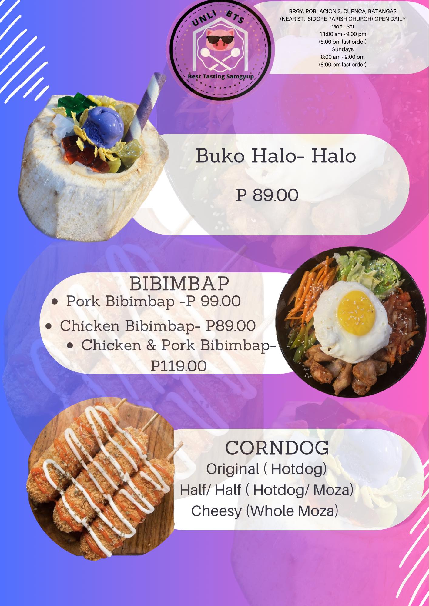 Unli BTS - ‼️Updated menu‼️