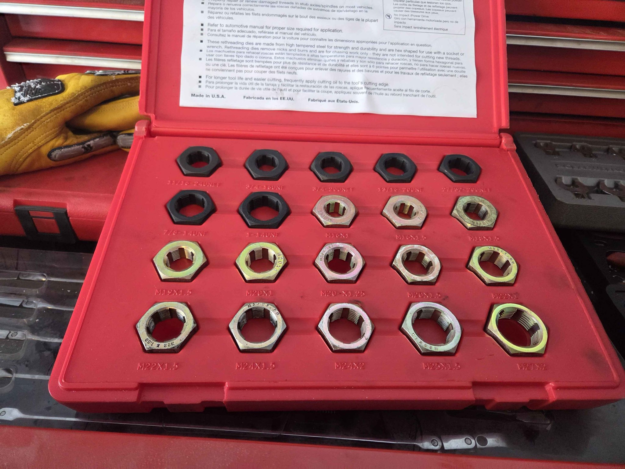 Matco spindle/cv shaft rethreading set - Sports & Outdoors - Keswick ...