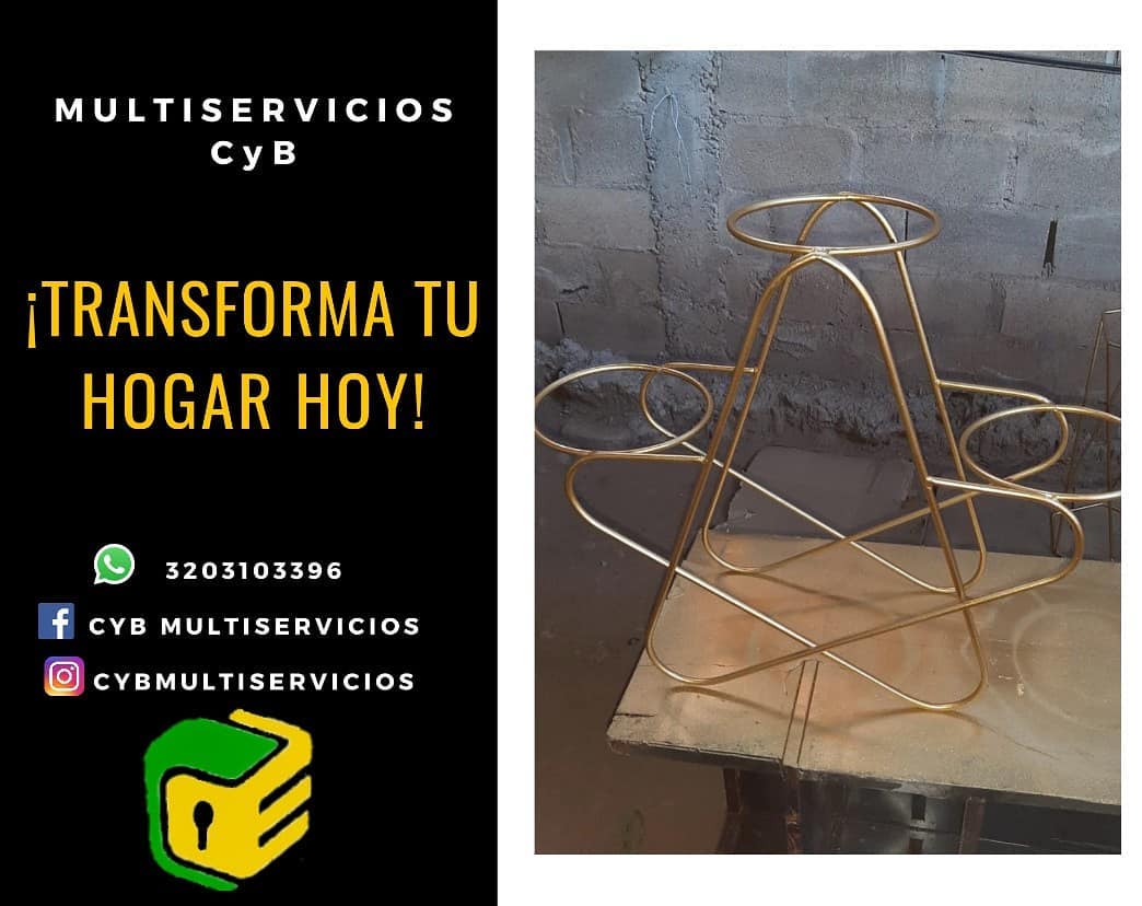 CyB Multiservicios - Base para materas🌱🌿🌴 Modelo: Estrella de David ...