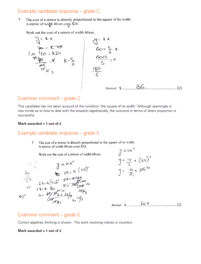 This is the Example Candidate... - O/A Level Resources