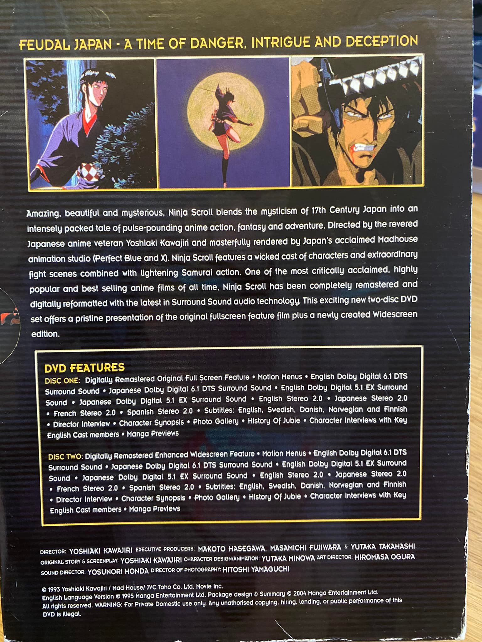 Ninja Scroll 10th anniversary special edition