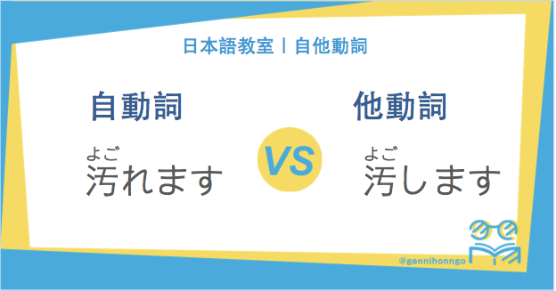 書詠堂美日語交流平台 - みなさん こんにちは 今天要跟大家分享自他動詞裡的 「汚れる」跟「汚す」的用法...