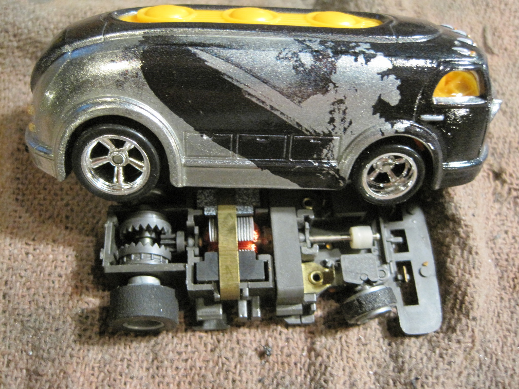 Hot Wheels Led Zeppelin Black & Silver Haulin' Gas