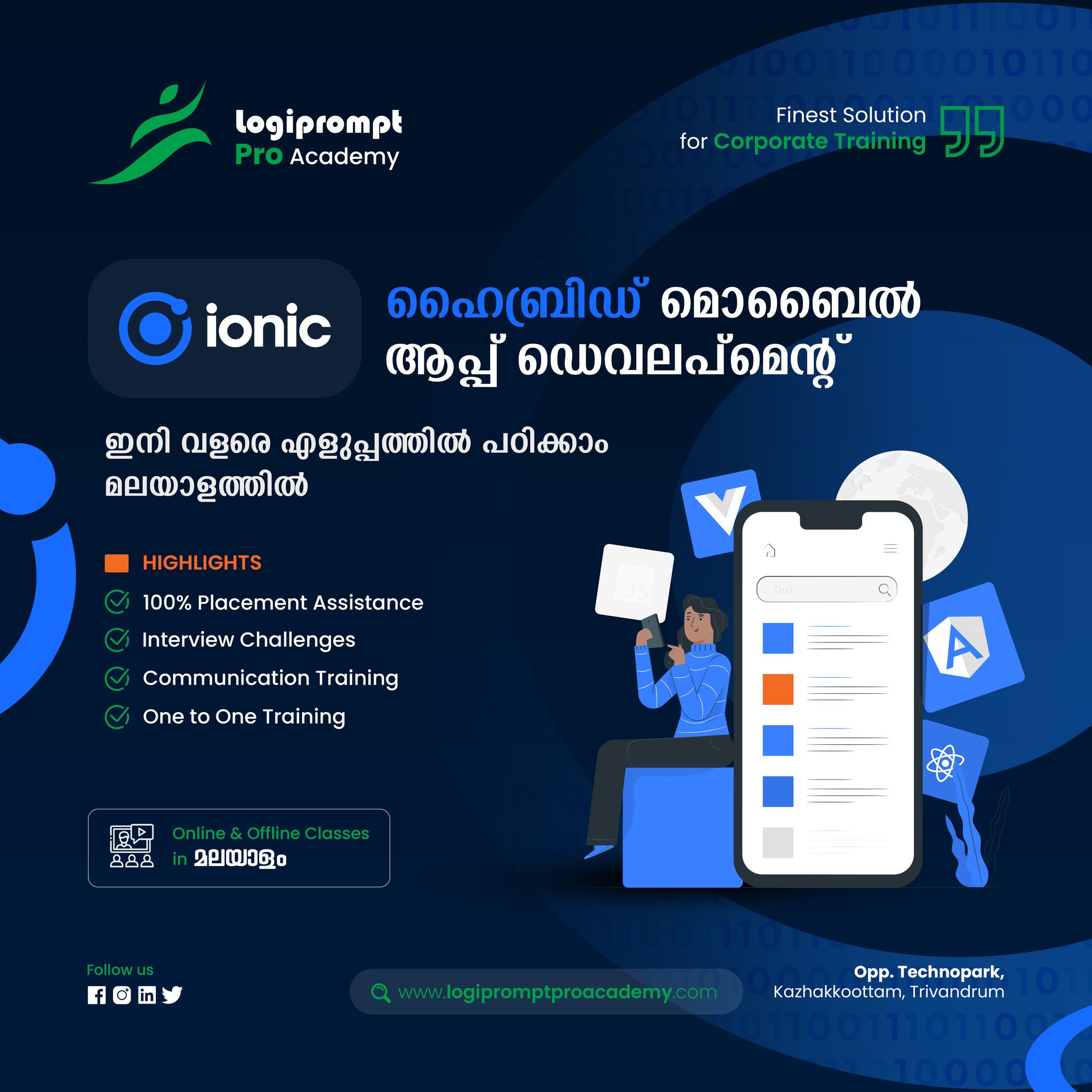 Logiprompt Pro Academy - Let's start learning hybrid mobile application ...