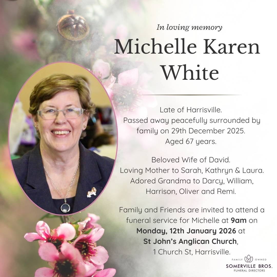Somerville - Funeral Notice - Michelle White | Facebook