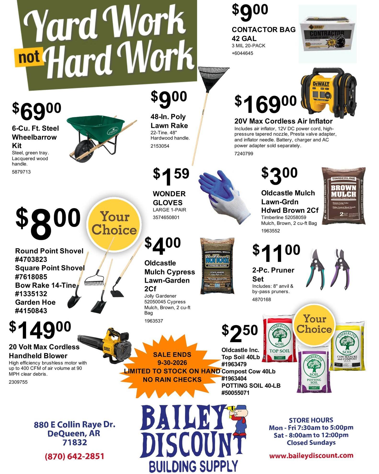 Bailey Discount Building Supply | De Queen AR