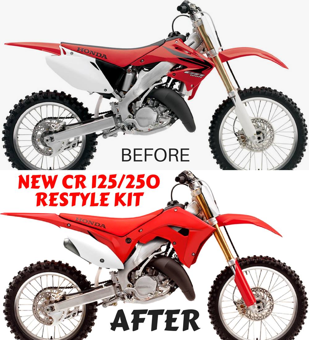Coque Arrière Restylée Polisport Pour Honda CR125/CR250 2002-2007 - Référence FDR FRT CR 022