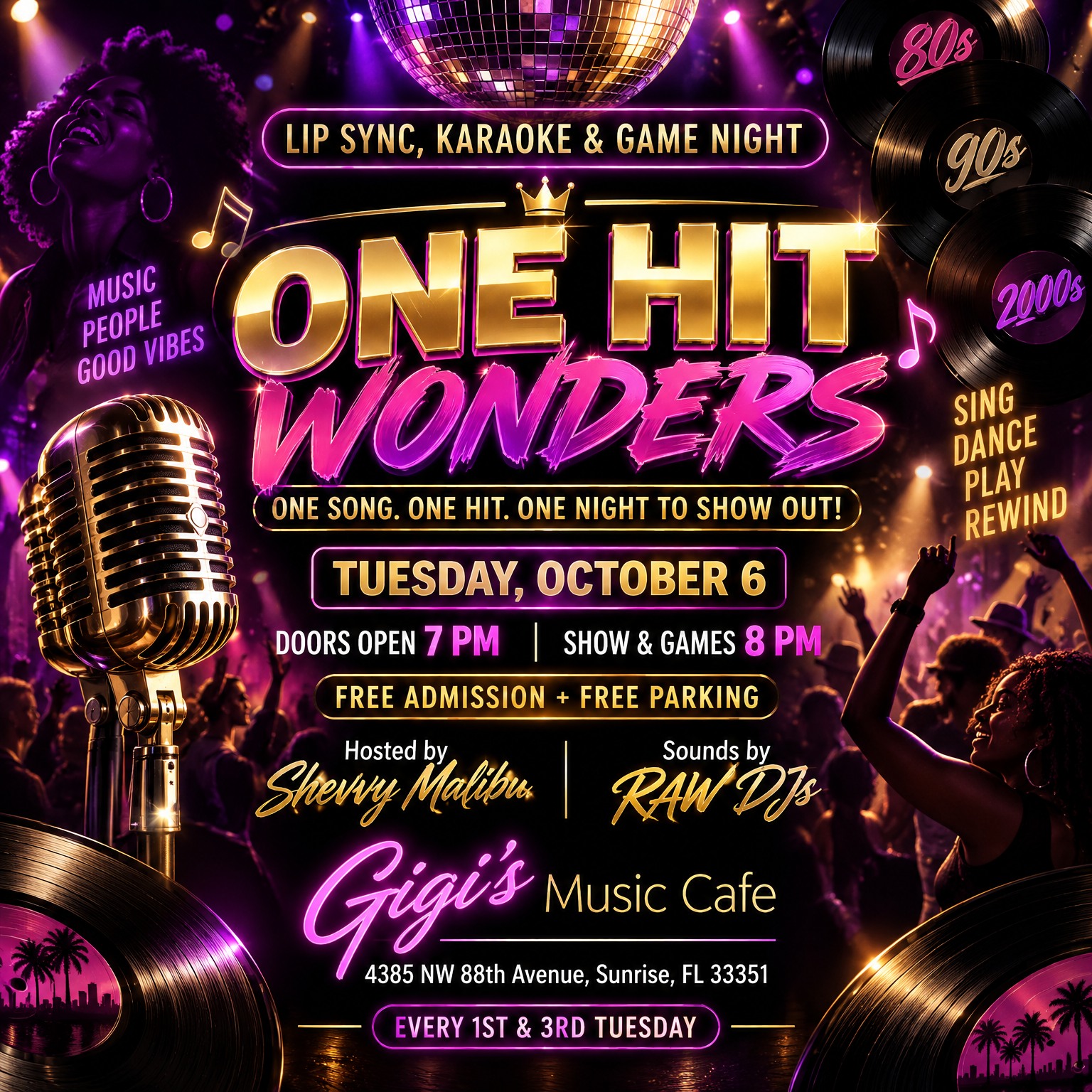 Gigi's Music Cafe | Sunrise FL