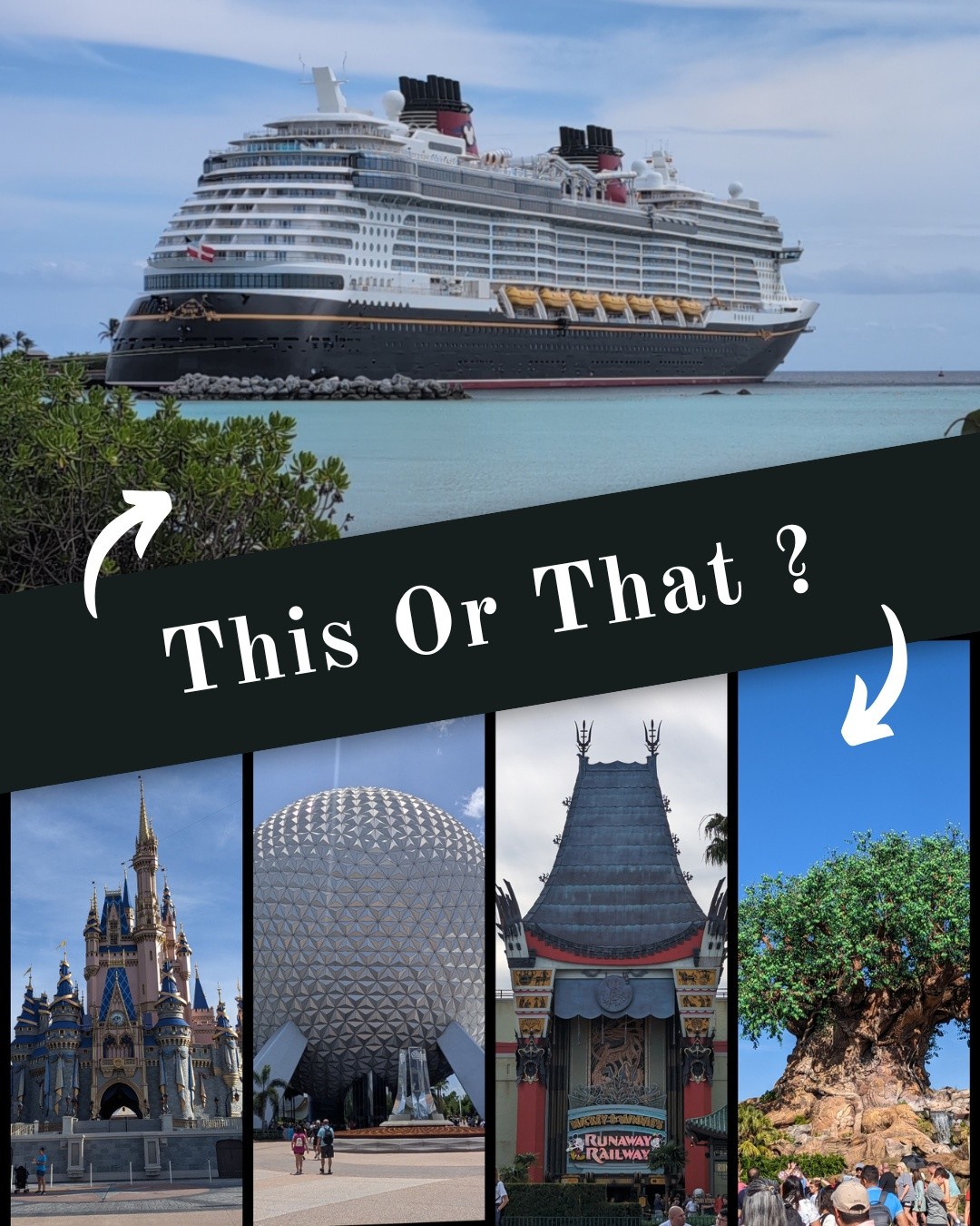 Heinz condiments on Disney Cruise Line vs. Six Flags parks