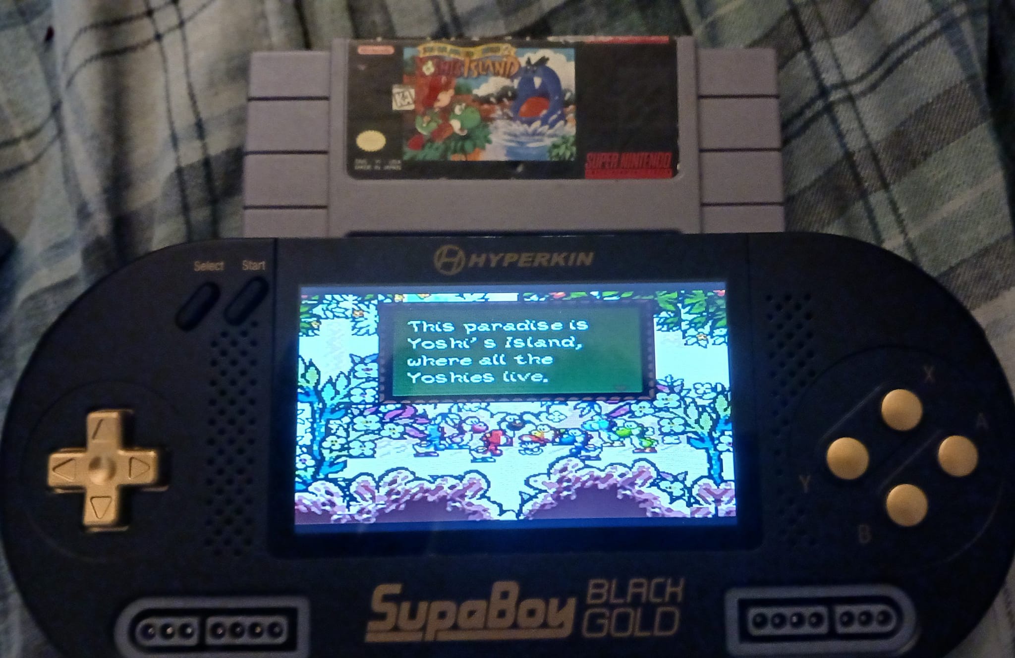 Hyperkin Captain Hyperkin SupaBoy Portable SNES Console – Black 