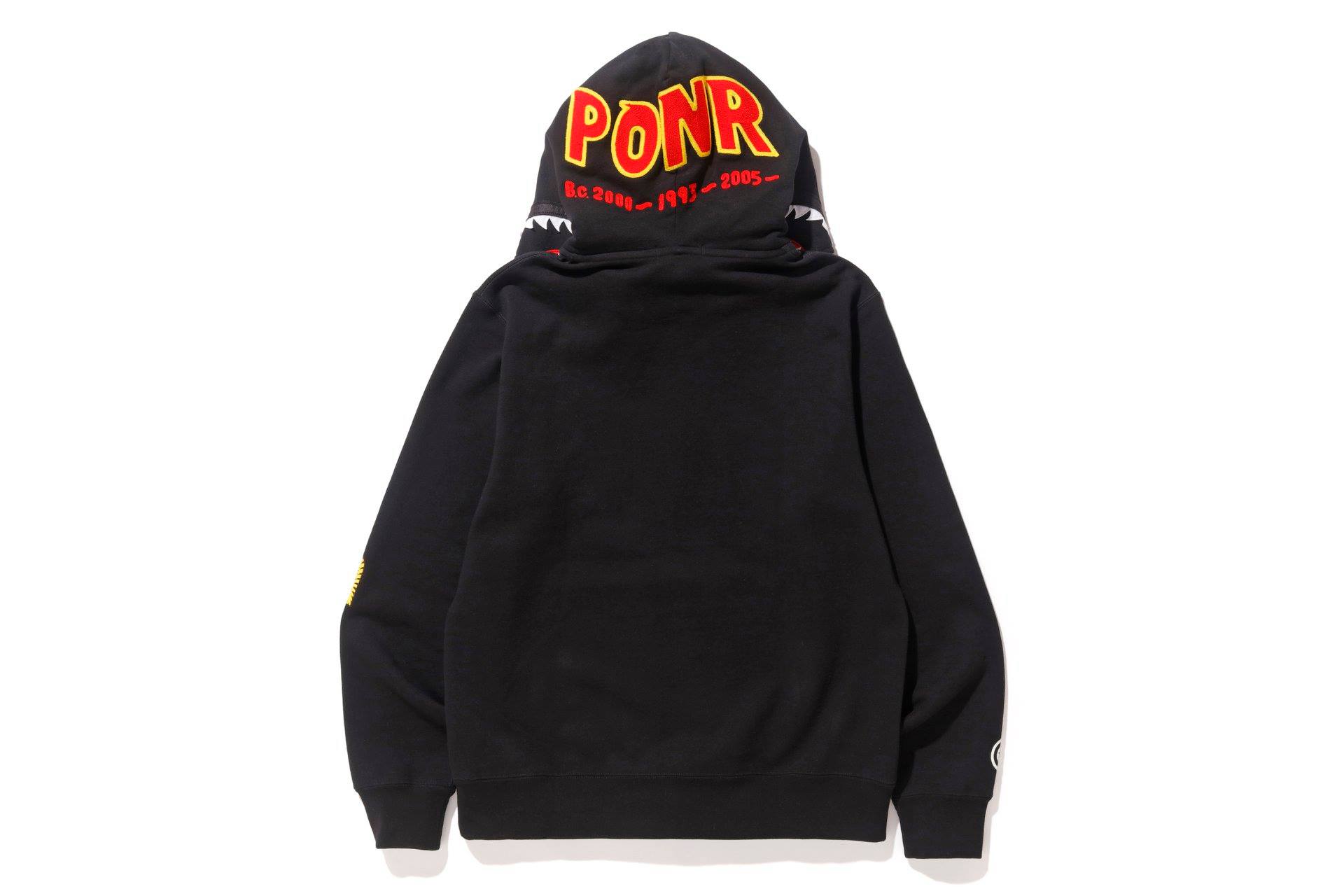 2ND SHARK WIDE FULL ZIP DOUBLE HOODIE Releasing on July 7. #bape