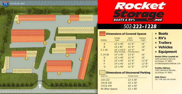 Rocket Storage - Here is a Site Map illustrating the new... | Facebook