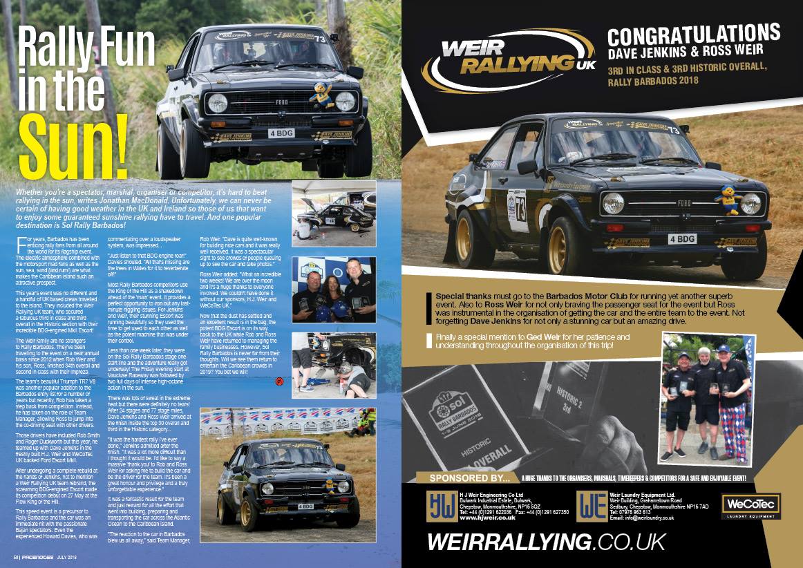 Weir Rallying UK