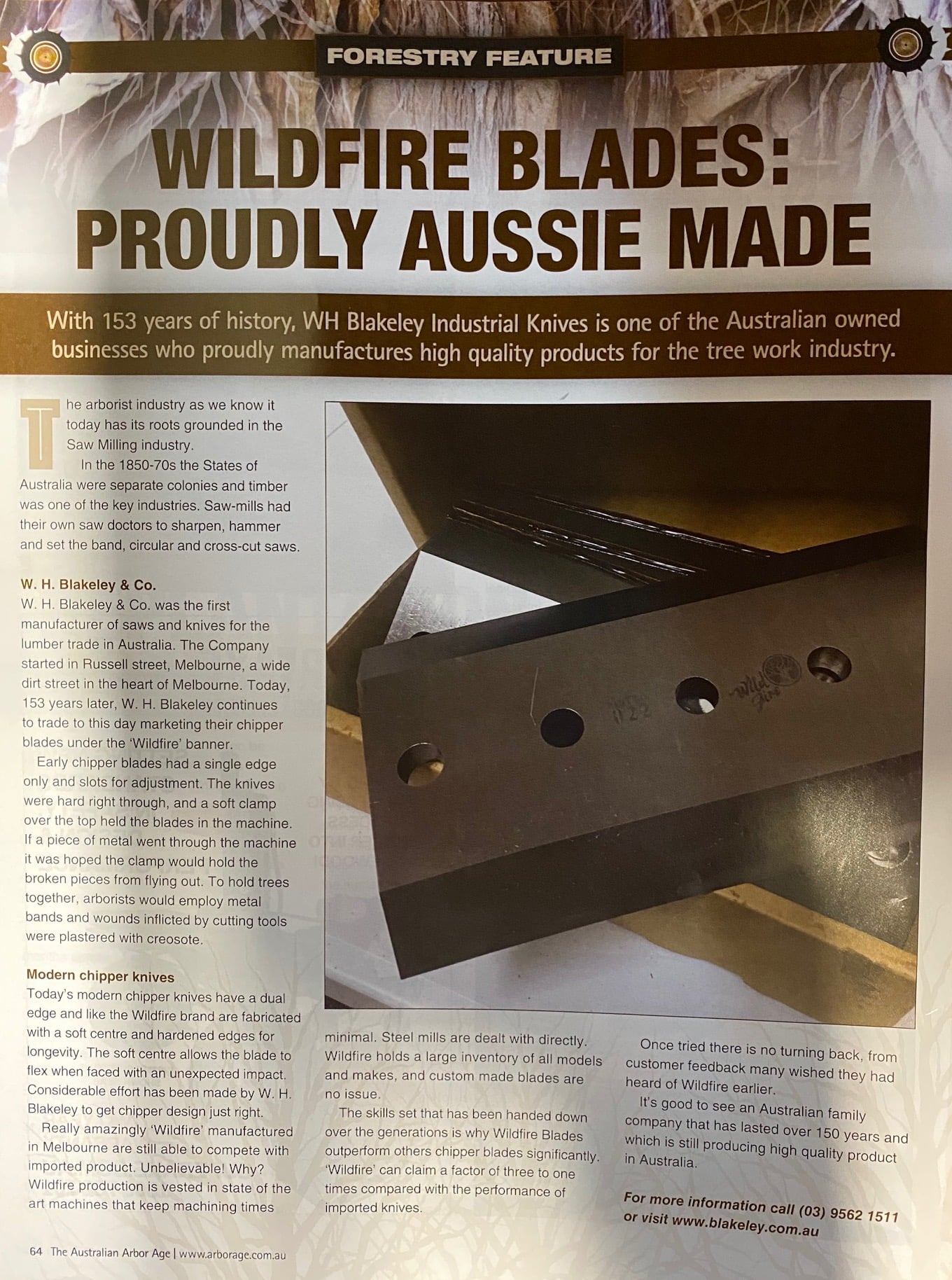 WH Blakeley Industrial Knives | Clayton VIC