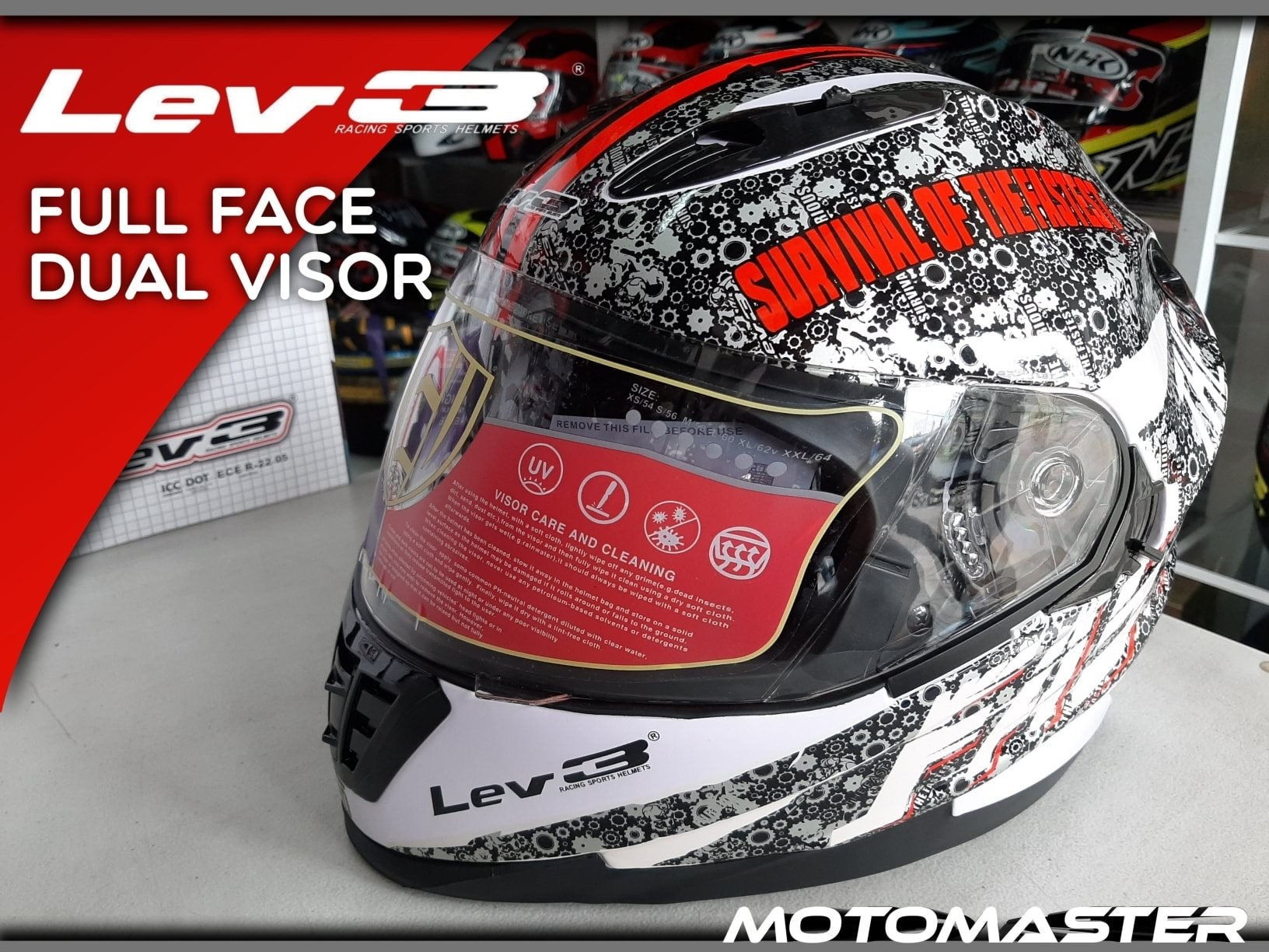 Moto Master - New Stocks of Lev3 Helmet 😍 | Facebook